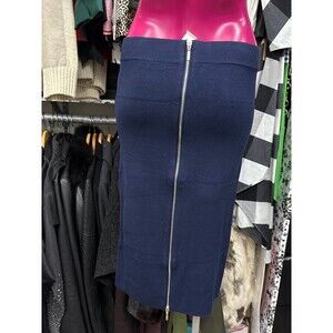 NWT Ny&Co Pencil Skirt two way back zipper detail, stretchy, thick comfort Med